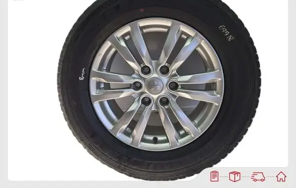 Mitsubishi Pajero R18 alloy rim 4250C973
