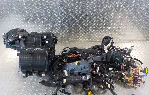 Interior heater climate box assembly
