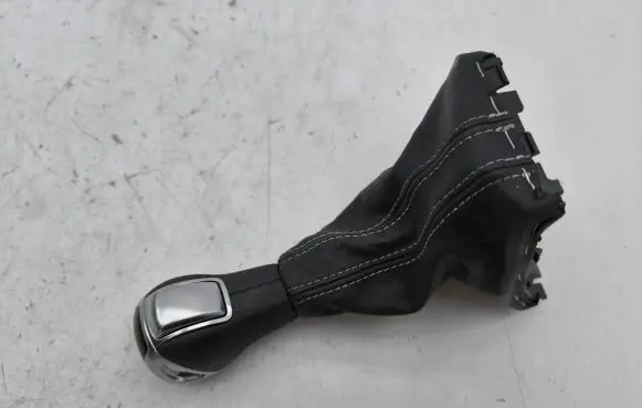 Gear lever shifter trim leather/knob