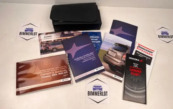 Subaru Forester SJ Owners service history hand book 