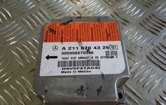 Mercedes-Benz E W211 Airbag control unit/module A2118704326 500506270389