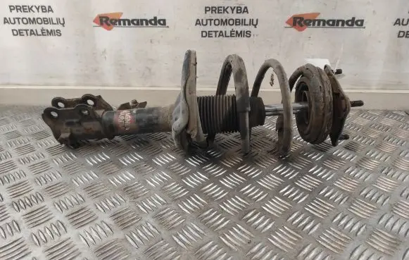 Front shock absorber with coil spring