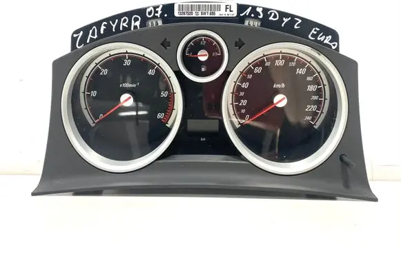 Opel Zafira B Speedometer (instrument cluster) 13267520 F011237