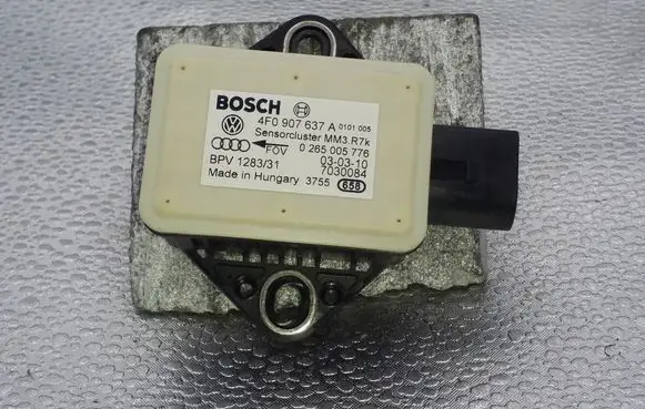 Audi A6 S6 C6 4F ESP acceleration yaw rate sensor 4F0907637A 0265005776