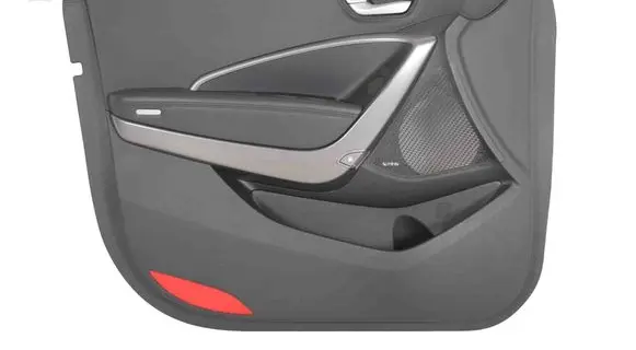 Hyundai Santa Fe Front door card panel trim 823112W000