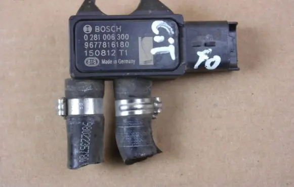 Peugeot 3008 I Exhaust gas pressure sensor 9677816180