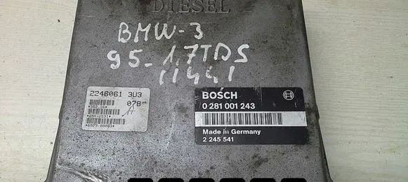 BMW 5 E34 Engine control unit/module 0281001243