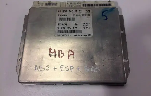 Mercedes-Benz A W168 ABS control unit/module 1685451332 0265109619