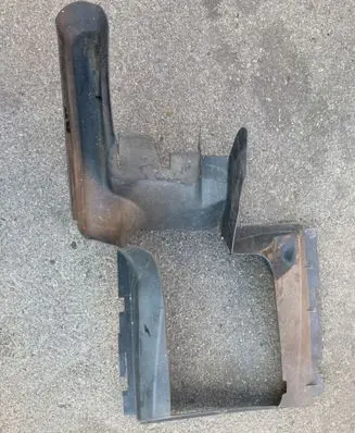 Audi Q7 4L Intercooler air channel guide 4L0117335