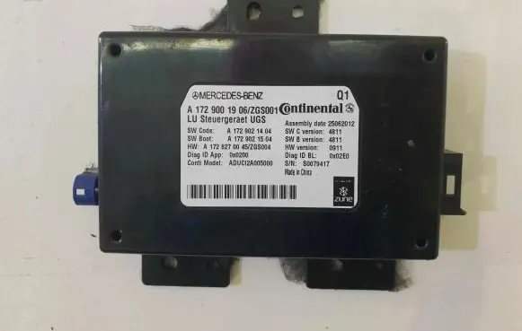 Mercedes-Benz E W212 Other control units/modules A1729001906