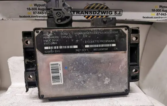 Citroen Berlingo Engine control unit/module 9651850580 R04080036B 9650359580