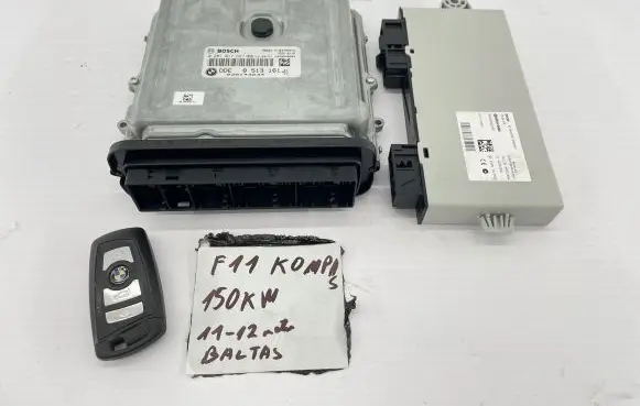 BMW 5 F10 F11 Engine ECU kit and lock set 8513161 030143234 0281017627