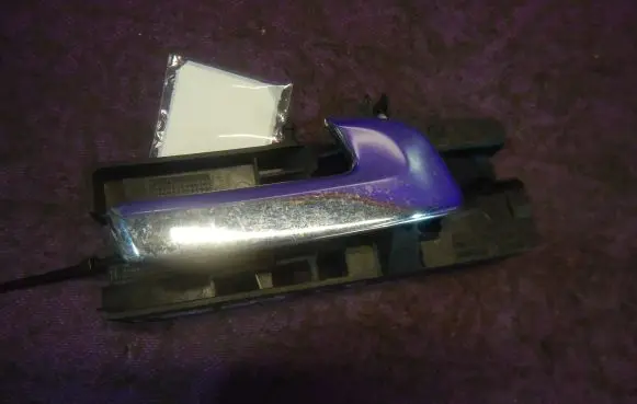 Front door interior handle