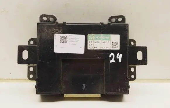 Subaru Legacy Air conditioning/heating control unit 72343AG060 176006812