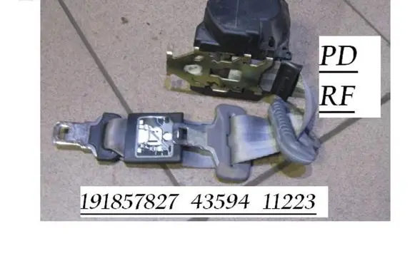 Seat Alhambra (Mk1) Front seatbelt 191857827 43594