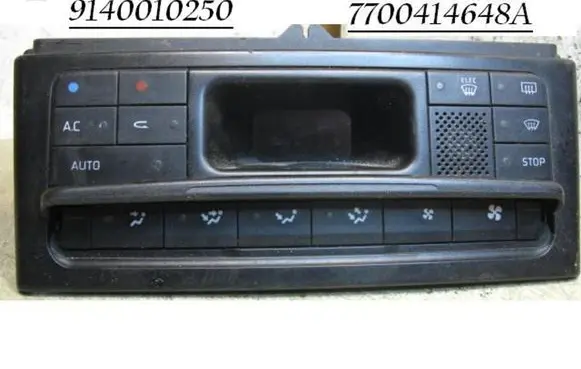 Renault Laguna I Climate control unit 7700414648A 9140010250