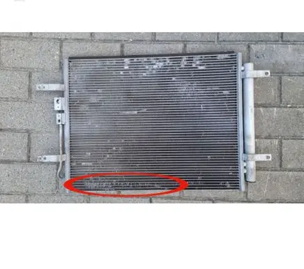 KIA Niro A/C cooling radiator (condenser) P97606G2000