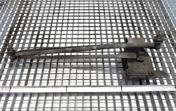 Front wiper linkage and motor