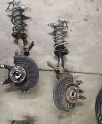 Jeep Renegade Rear shock absorber with coil spring 