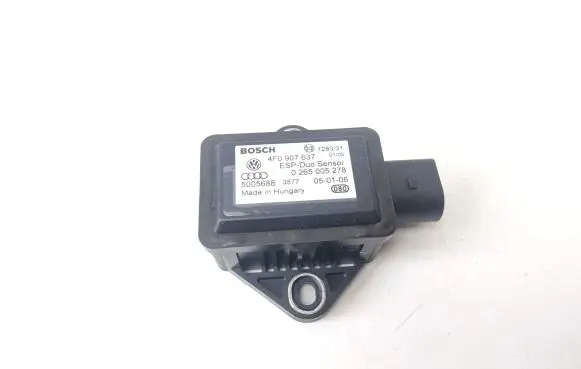 Audi A6 S6 C6 4F ESP acceleration yaw rate sensor 4F0907637