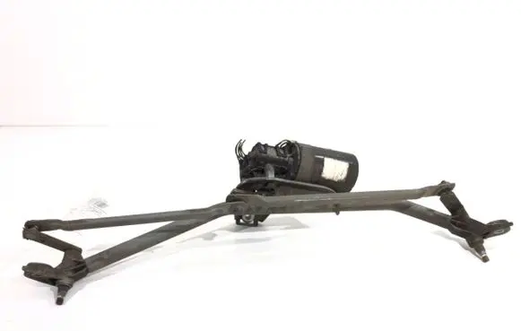 Front wiper linkage and motor