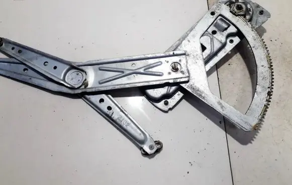 Sliding door window regulator with motor