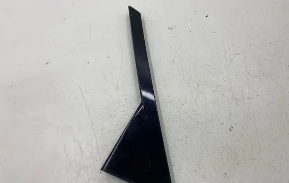 Front door glass trim molding