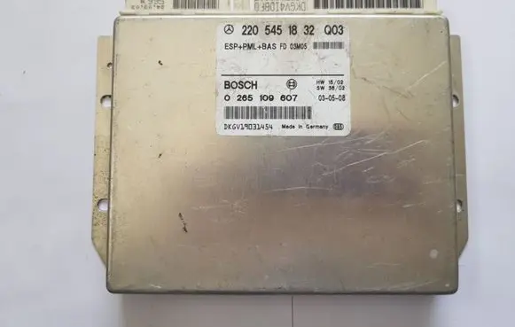 Mercedes-Benz S W220 ESP (stability system) control unit 2205451832 A2205451832 0265109607