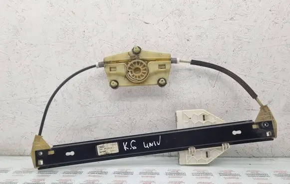 Audi A6 S6 C6 4F Rear window lifting mechanism without motor 4F0839461A