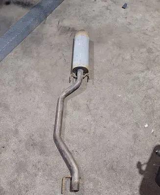 Opel Vectra C Middle muffler/silencer 24422004078