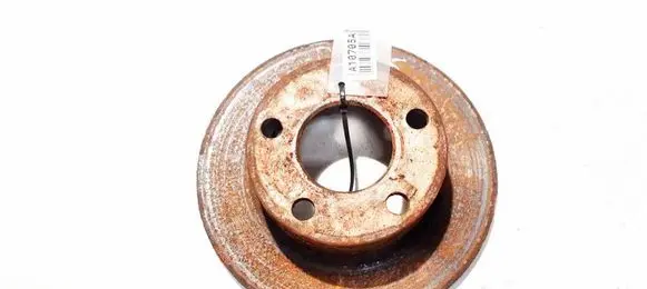 Volkswagen PASSAT B5 Rear brake disc neventiliuojamas