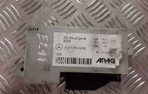 Mercedes-Benz E W211 Other control units/modules A2118703085 071025030611