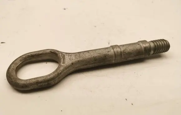 Towing hook eye