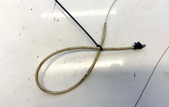 Front door cable line