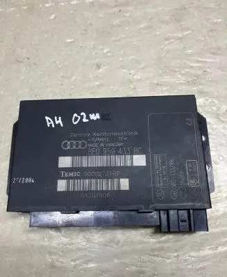 Audi A4 S4 B7 8E 8H Comfort/convenience module 8E0959433BC 00002731B7 01367906