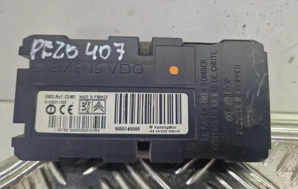 Peugeot 407 Tire pressure control unit 9655140080 S120231100E
