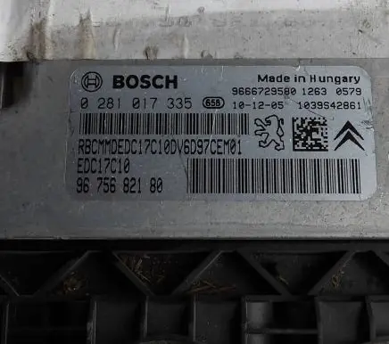 Citroen Berlingo Engine control unit/module 9666729580 9675682180 0281017335
