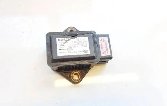 Mercedes-Benz E W211 ESP acceleration yaw rate sensor 0265005246 a0025426618