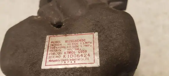 Mazda 6 Air conditioning (A/C) compressor (pump) ATMOSGU10 H12A1AE4DC