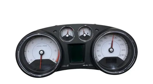 Peugeot 308 Speedometer (instrument cluster) 9665107680 503001555310 TY966G851