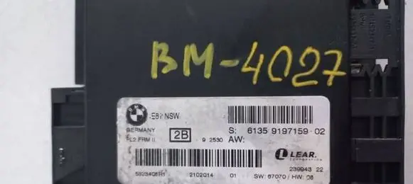 BMW 1 E81 E87 Light module LCM 9197159 SW67070