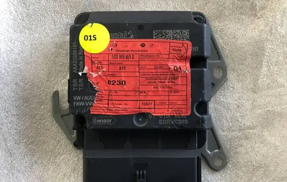 Volkswagen PASSAT B8 Airbag control unit/module 5QS959655G