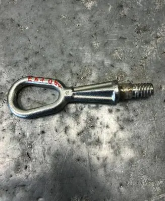 Towing hook eye
