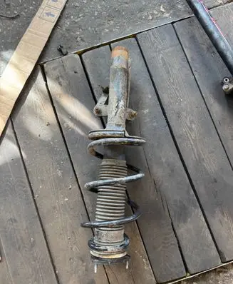 Ford Transit Front shock absorber with coil spring 3423324