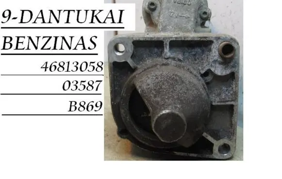 Fiat Panda van Starter motor 46813058 03587