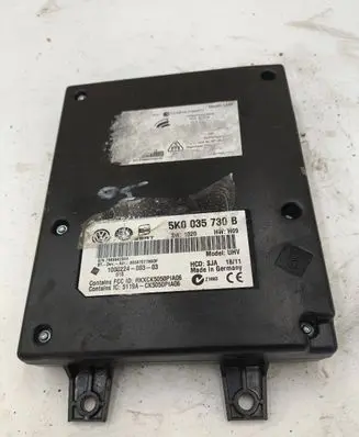 Volkswagen PASSAT B7 Bluetooth control unit module 5K0035730B 00267F7790DF