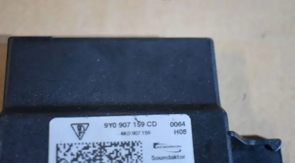 Porsche Cayenne (9Y0 9Y3) Trunk lid opening control unit 9Y0907159CD55