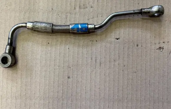 Fiat 500 Turbo turbocharger oiling pipe/hose 55201944
