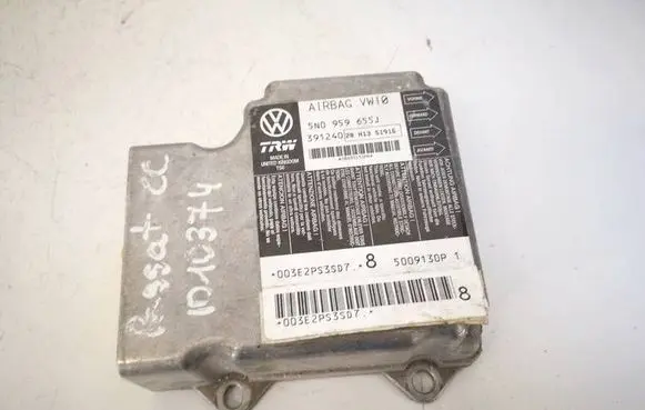 Volkswagen PASSAT B6 Airbag control unit/module 5N0959655J