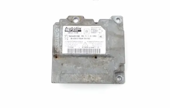 Peugeot 307 Airbag control unit/module 606877300 9654491180